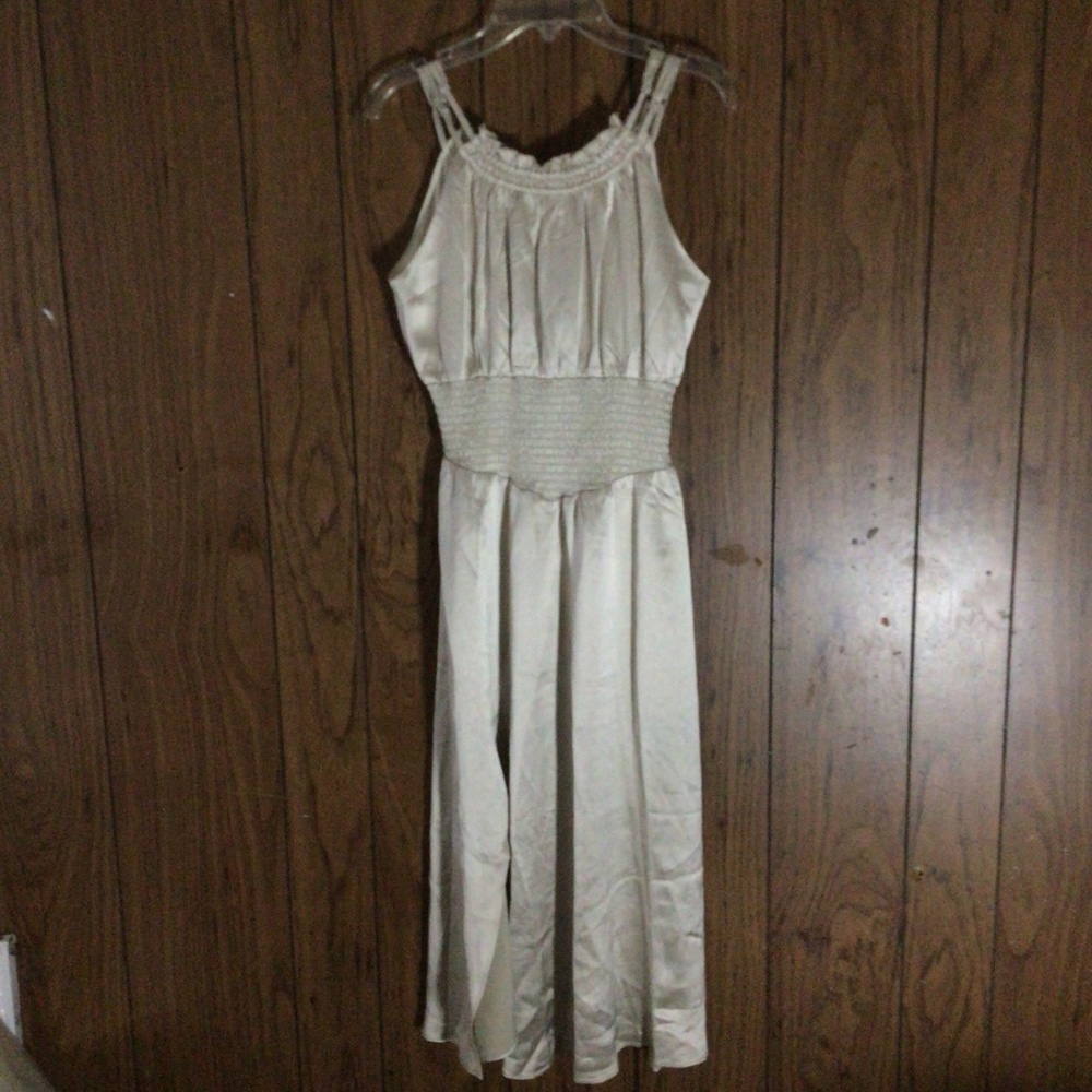 Petite Studio Jodie Champagne Dress Sz XSP - Picture 3 of 7